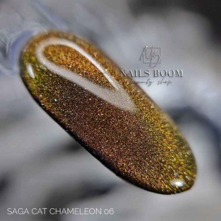 Світловідбиваючий гель-лак Saga Cat Chameleon №06