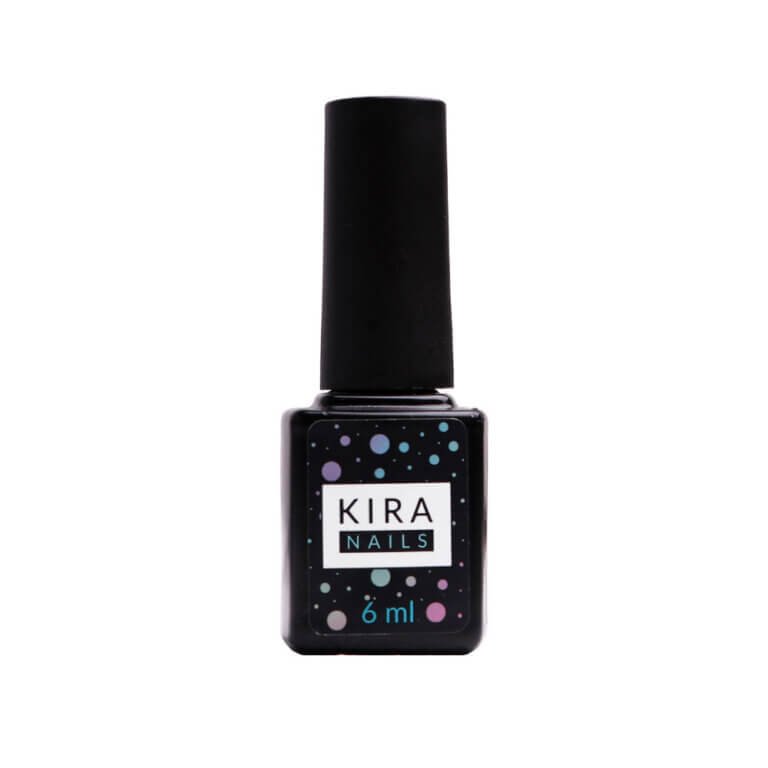 Топ без липкого шару (з УФ фільтром) Kira Nails No Wipe Top Coat, 6 мл