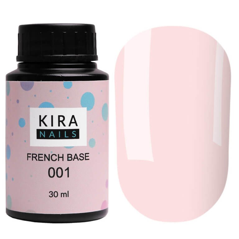 Камуфлююча база Kira Nails French Base 001, 30 мл