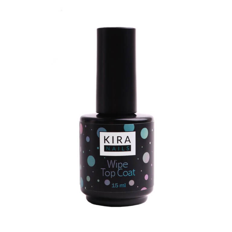 Топ з липким шаром Kira Nails Wipe Top Coat, 15 мл