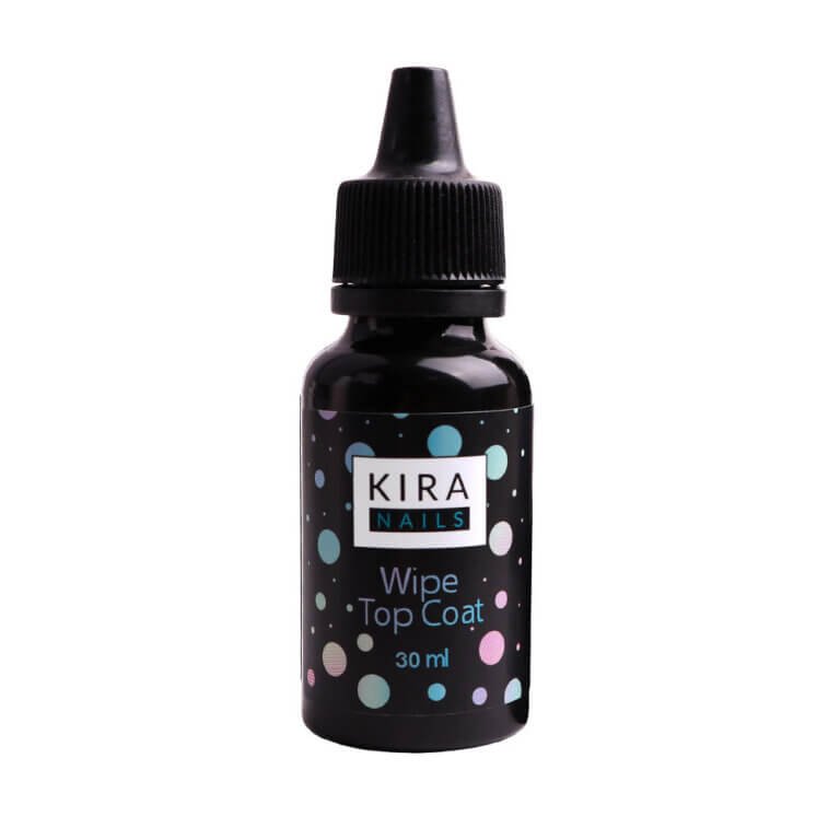 Топ з липким шаром Kira Nails Wipe Top Coat, 30 мл