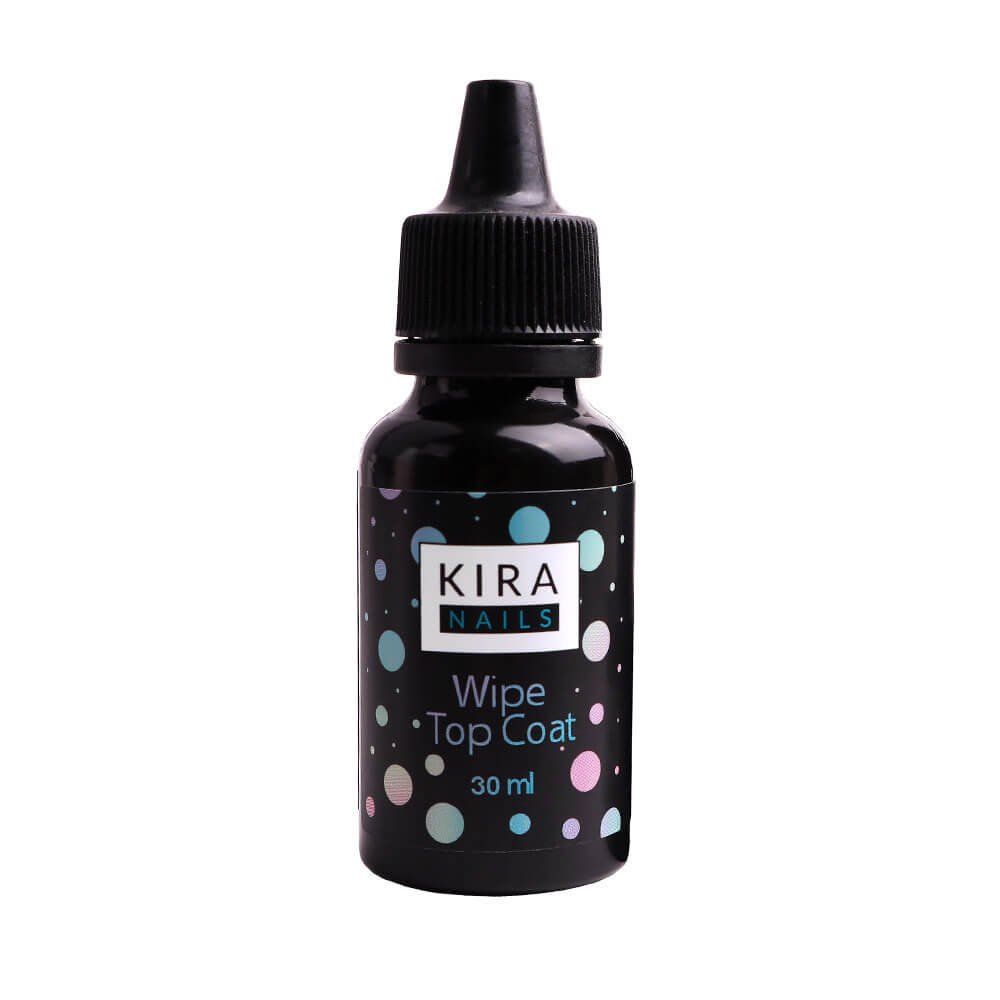 Топ з липким шаром Kira Nails Wipe Top Coat, 30 мл