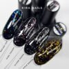 Kira Nails No Wipe Top Gold Shard - топ без ЛШ із золотою поталлю, 6 мл