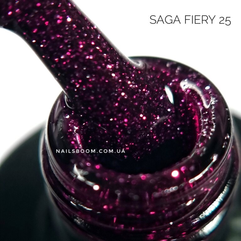 Світловідбиваючий гель-лак Saga Fiery 25, 10 мл