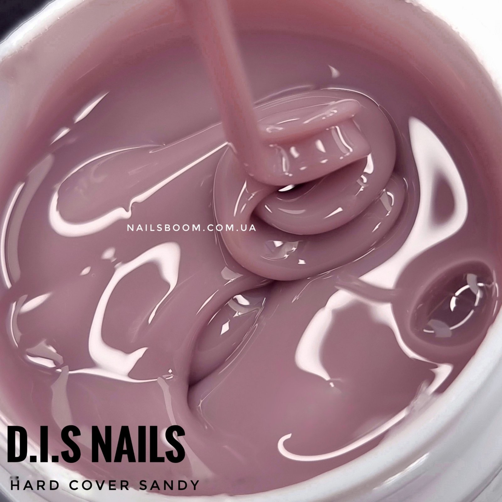 Камуфлюючий гель D.I.S nails Hard Cover Sandy, 28 мл