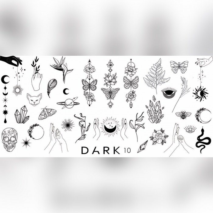 fb356bfbb78b35adae1c8c5ed00604c5 Пластина для стемпінгу DARK 10