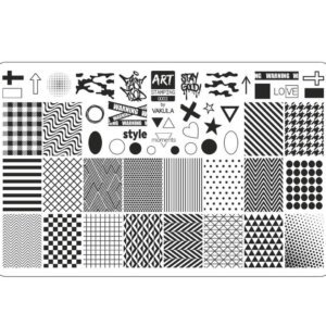Пластина для стемпінгу ART Stamping by Vakula 002
