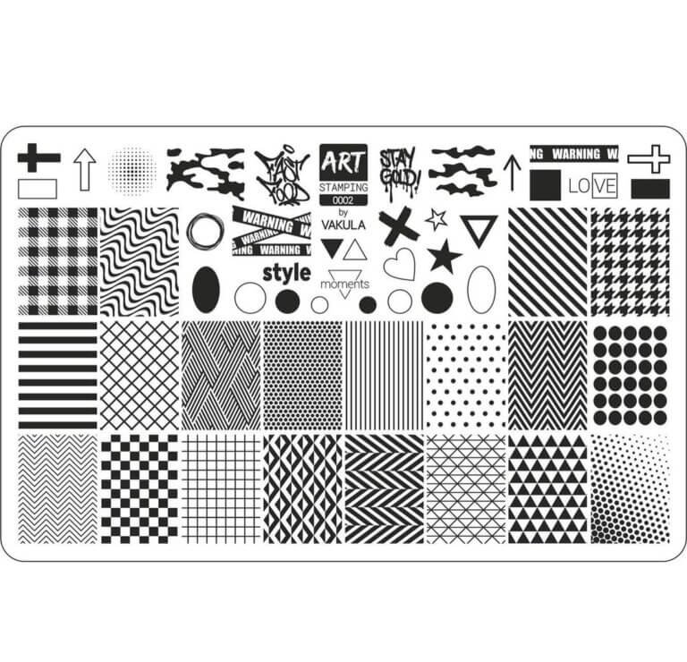 Пластина для стемпінгу ART Stamping by Vakula 002