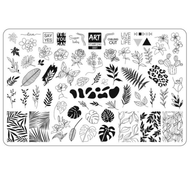 Пластина для стемпінгу ART Stamping by Vakula 001