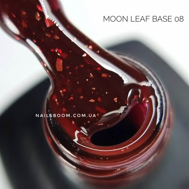Камуфлююча база з поталлю MOON Full Leaf №08, 8 мл