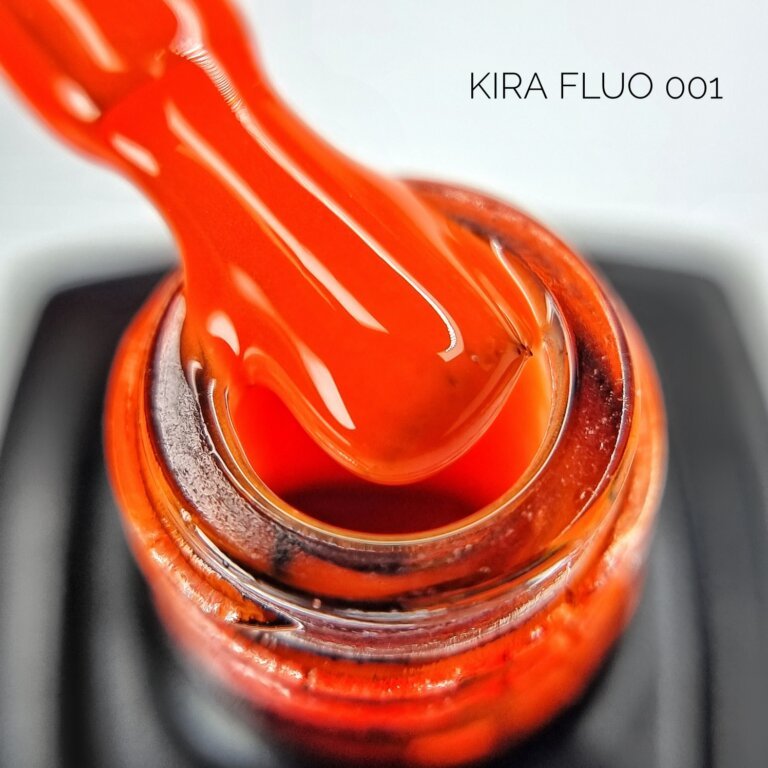 Гель-лак Kira Fluo 001 (флуоресцентний), 6 мл