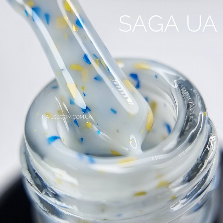 Камуфлююча база з поталлю Saga Leaf UA, 15 мл