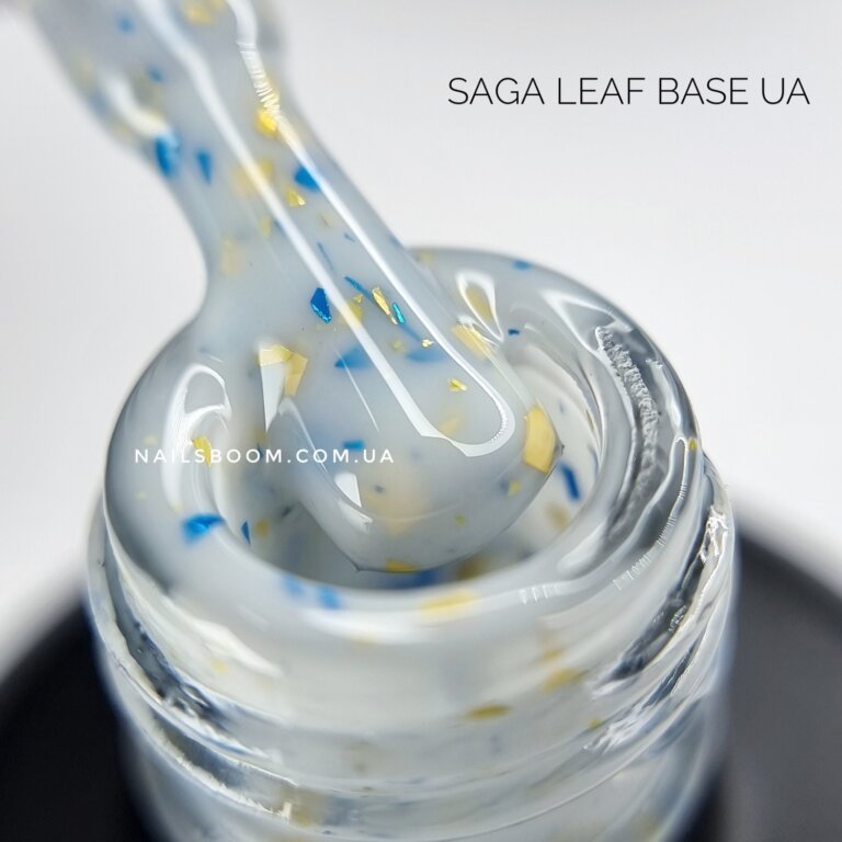 Камуфлююча база з поталлю Saga Leaf UA, 15 мл