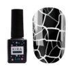 CracBlack Гель-лак з ефектом кракелюра Kira Nails Crack, чорний