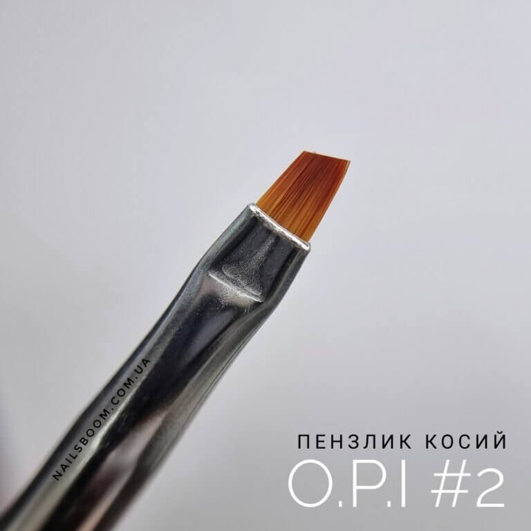 Пензлик для геля O.P.I Kolinsky (косий зріз) №2