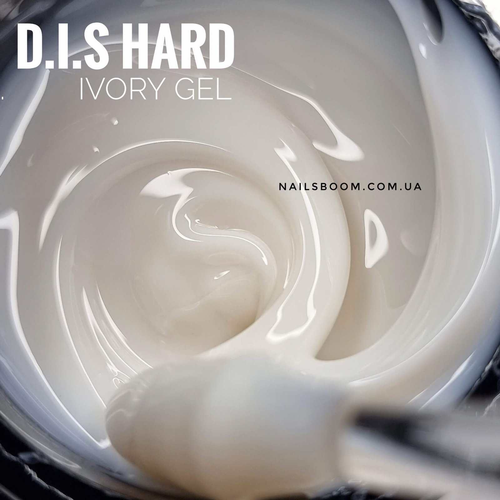 Камуфлюючий гель D.I.S nails Hard Cover Ivory, 28 мл