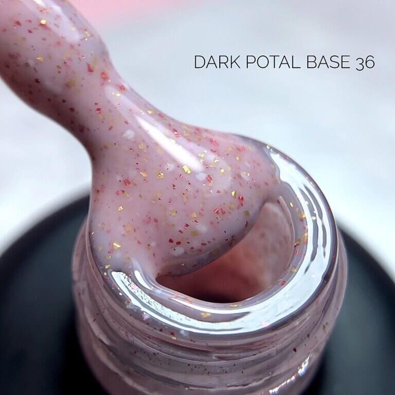 Камуфлююча база з поталлю DARK Pro Base Potal №36, 15 мл