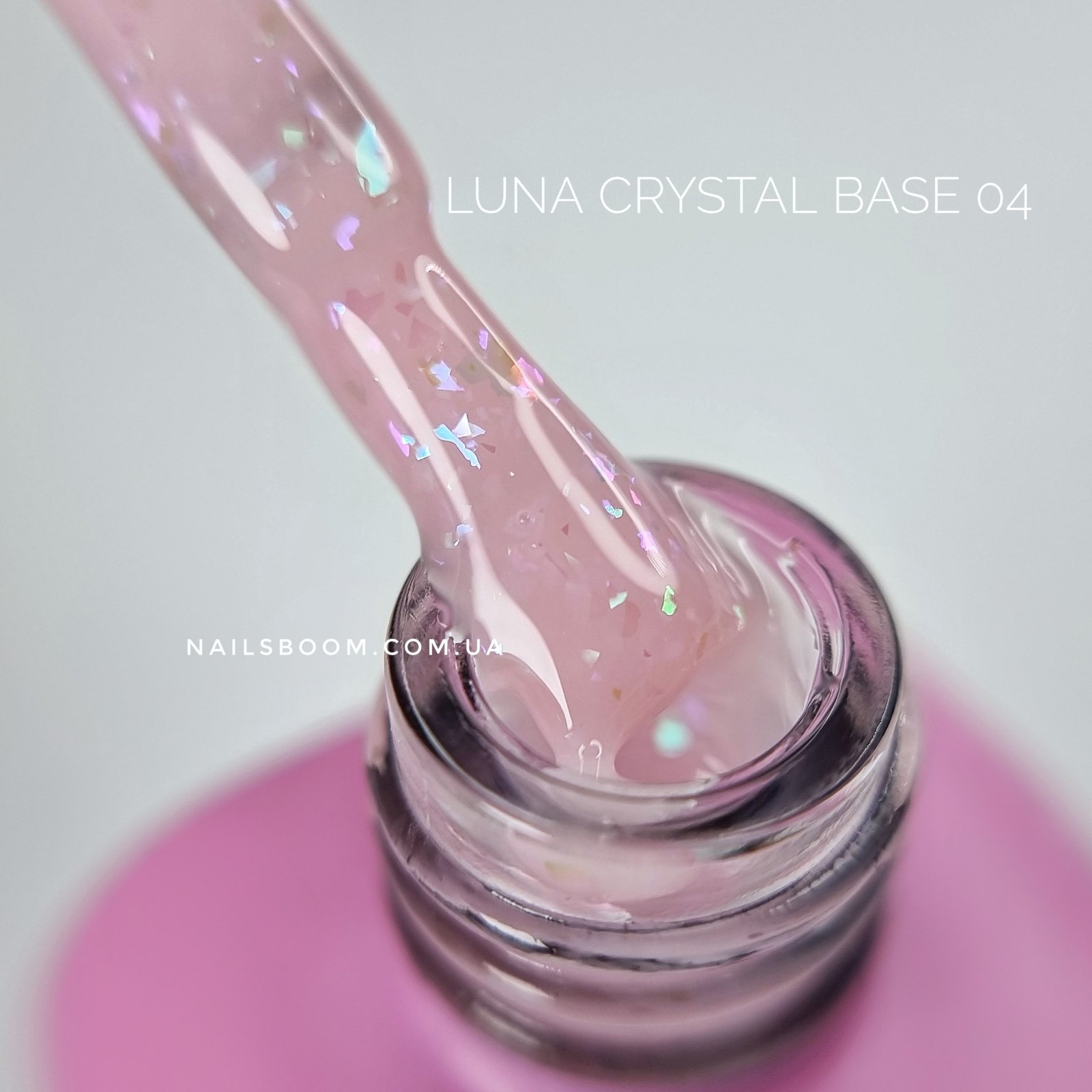 Камуфлююча база Luna Crystal Base №04, 13 мл