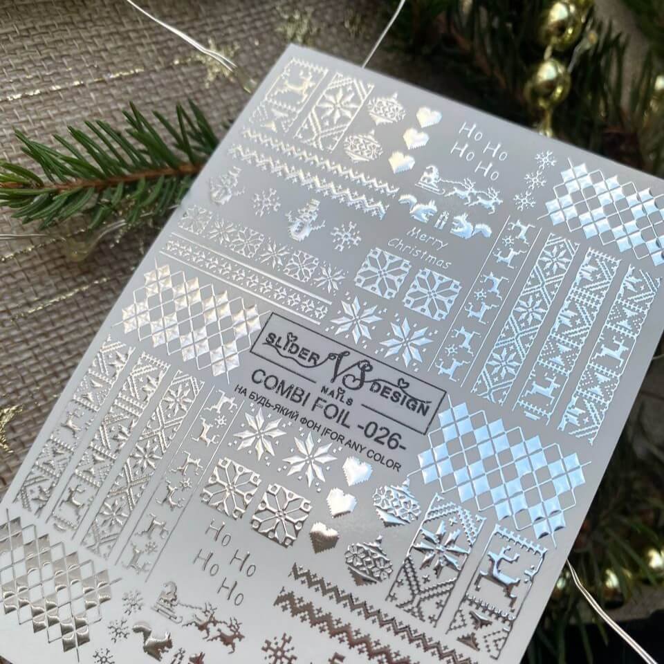 Слайдер дизайн VS nails Combi Foil 026