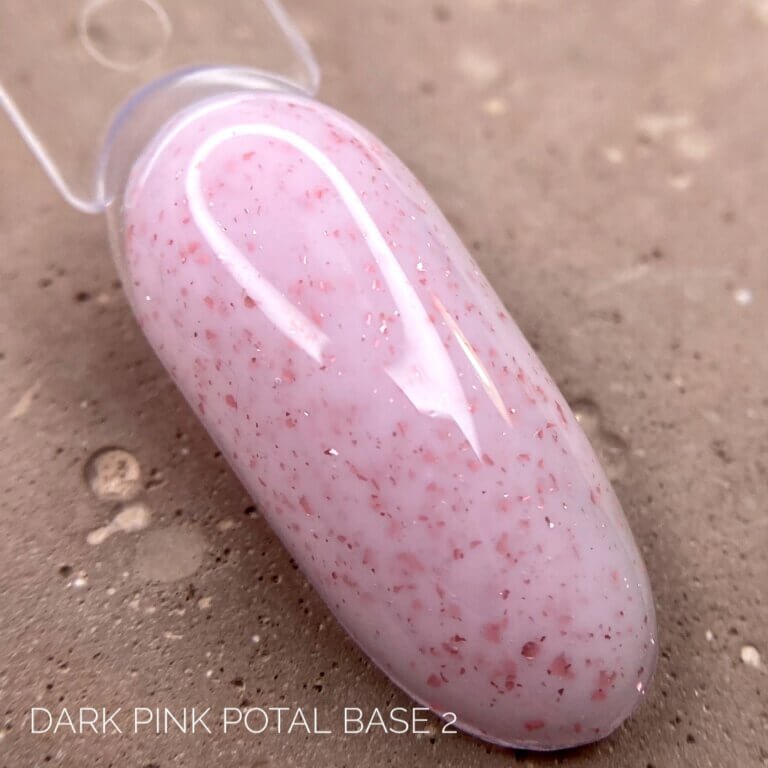Камуфлююча база з поталлю DARK PRO BASE PINK POTAL 02, 15 мл