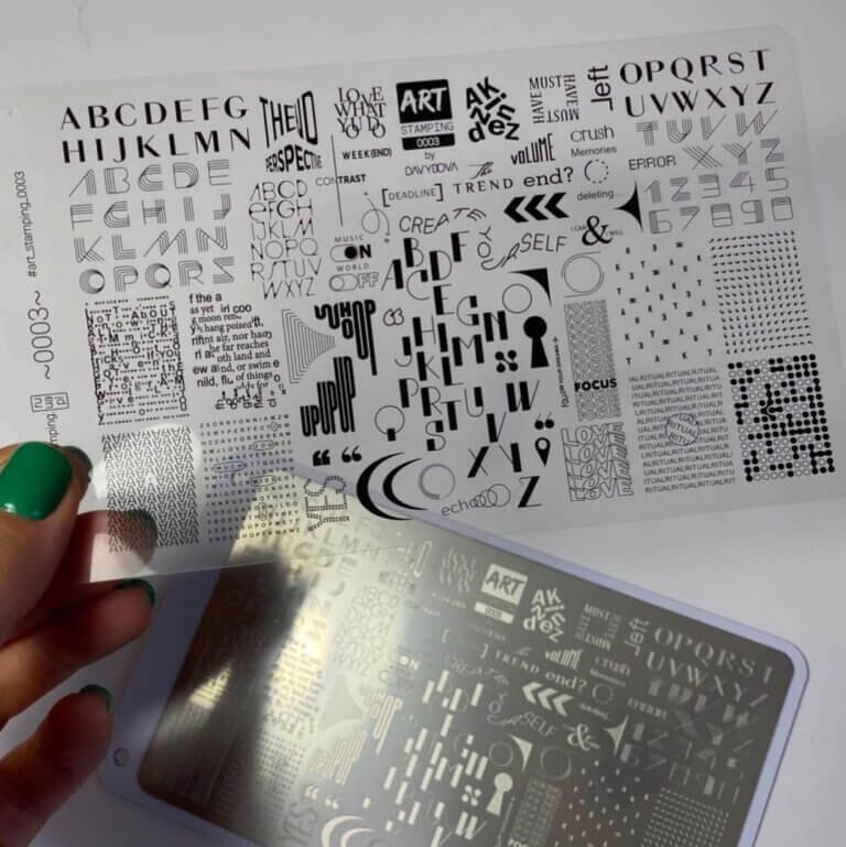 Пластина для стемпінгу ART Stamping by Davydova 003