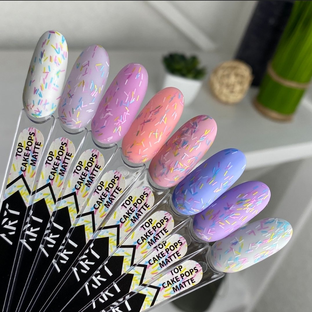 Топ з конфетті ART Top Cake Pops Matte, 10 мл