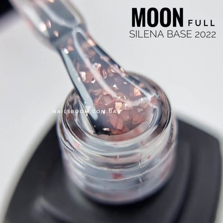 20230115_152749-01-01_copy_1496x1496 Камуфлююча база з поталлю MOON Silena rubber base 2022, 15 мл(баночка без пензлика)