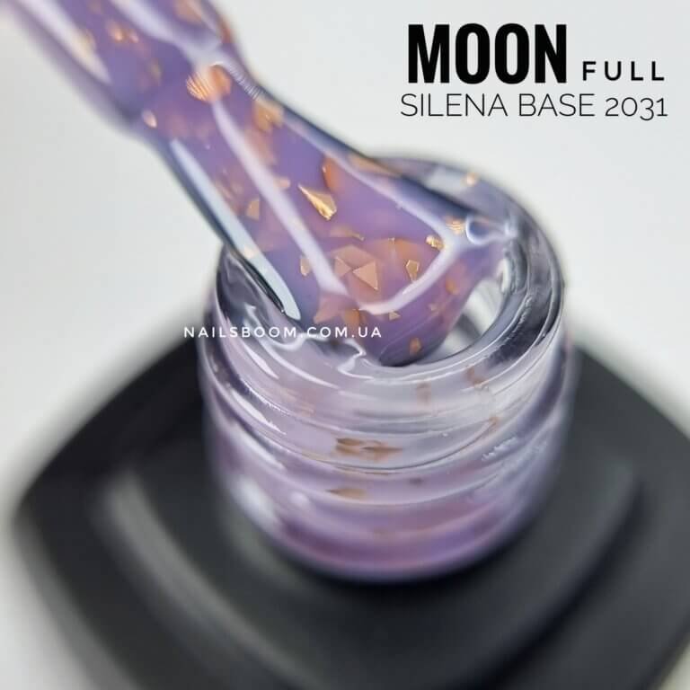 Камуфлююча база з поталлю MOON Silena rubber base 2031, 8 мл
