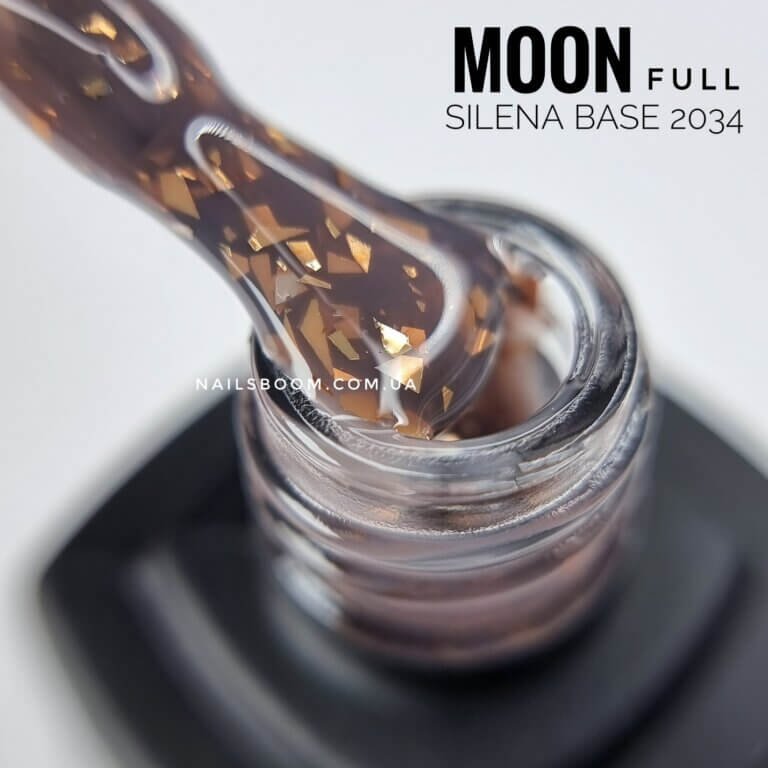 Камуфлююча база з поталлю MOON Silena rubber base 2034, 8 мл