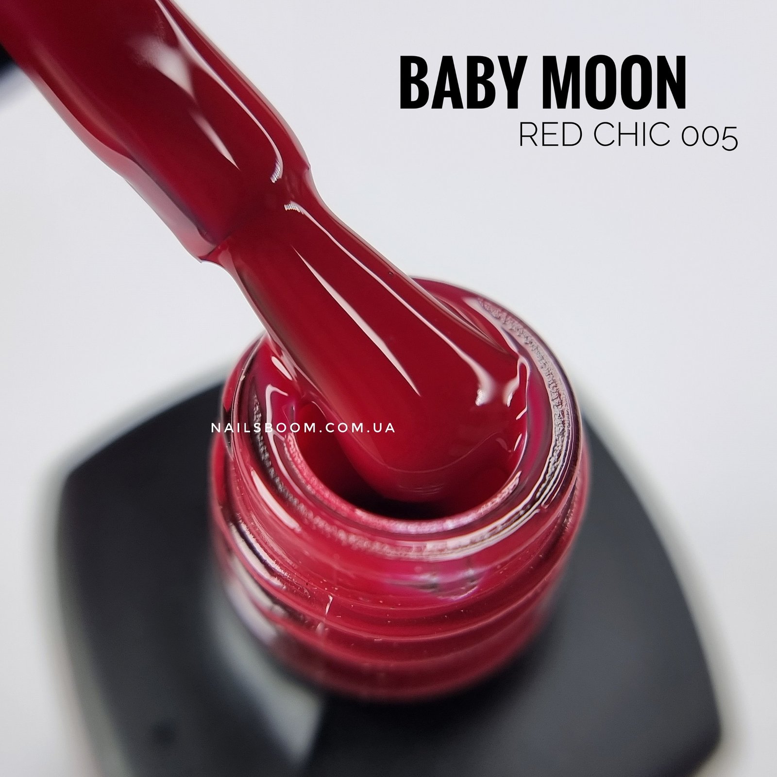 Гель-лак Baby Moon RED CHIC 005, 6 мл