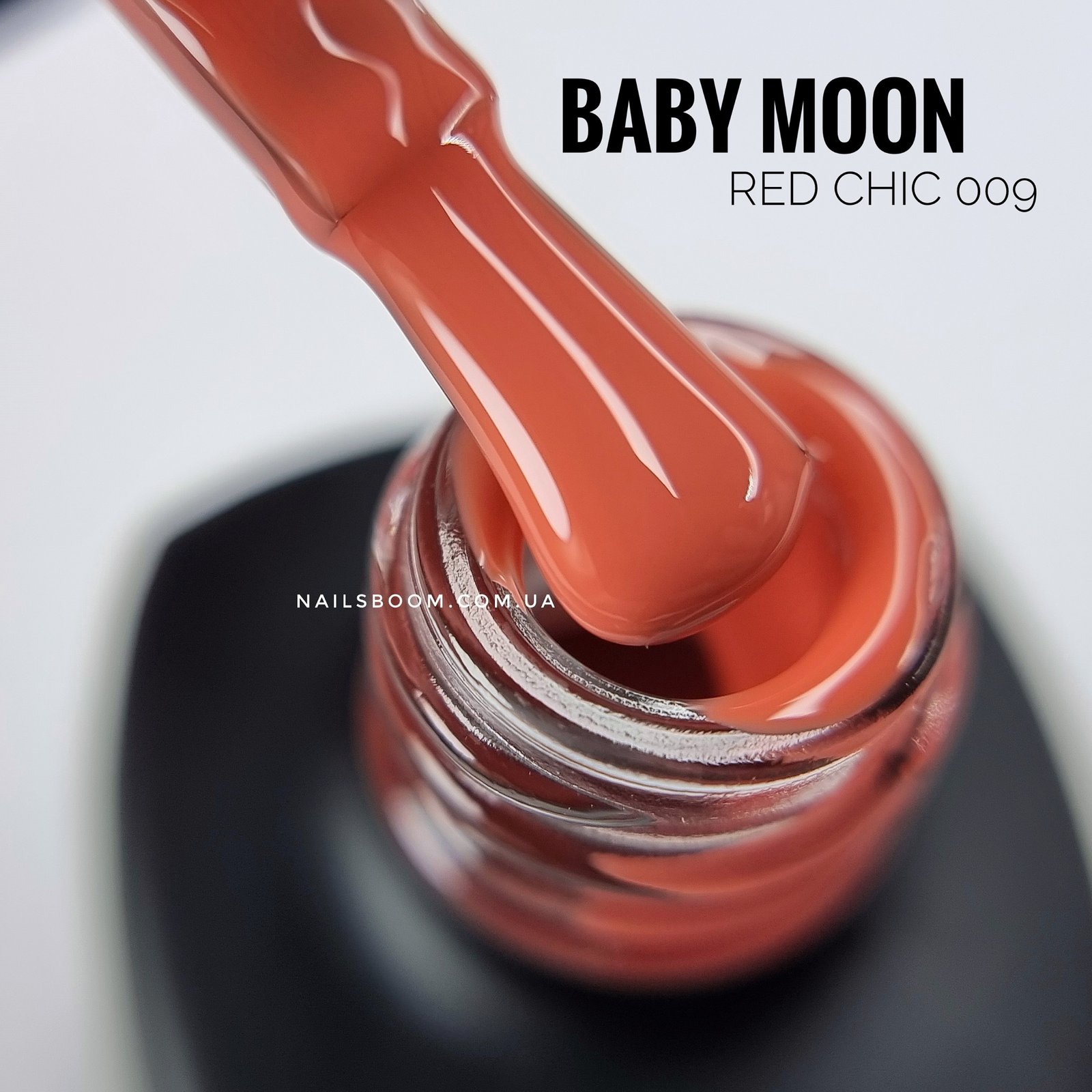 Гель-лак Baby Moon RED CHIC 009, 6 мл