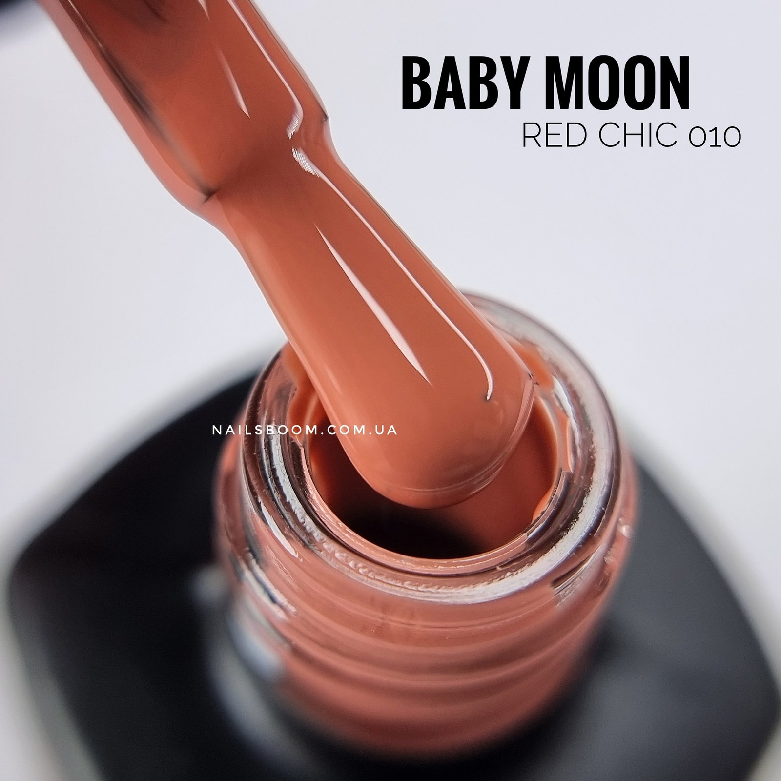 Гель-лак Baby Moon RED CHIC 010, 6 мл