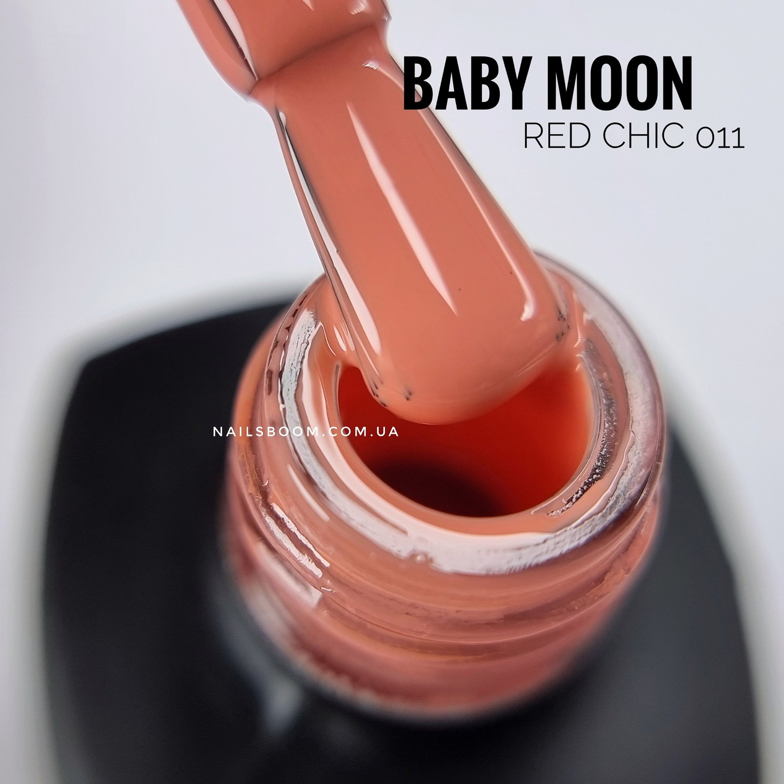 Гель-лак Baby Moon RED CHIC 011, 6 мл