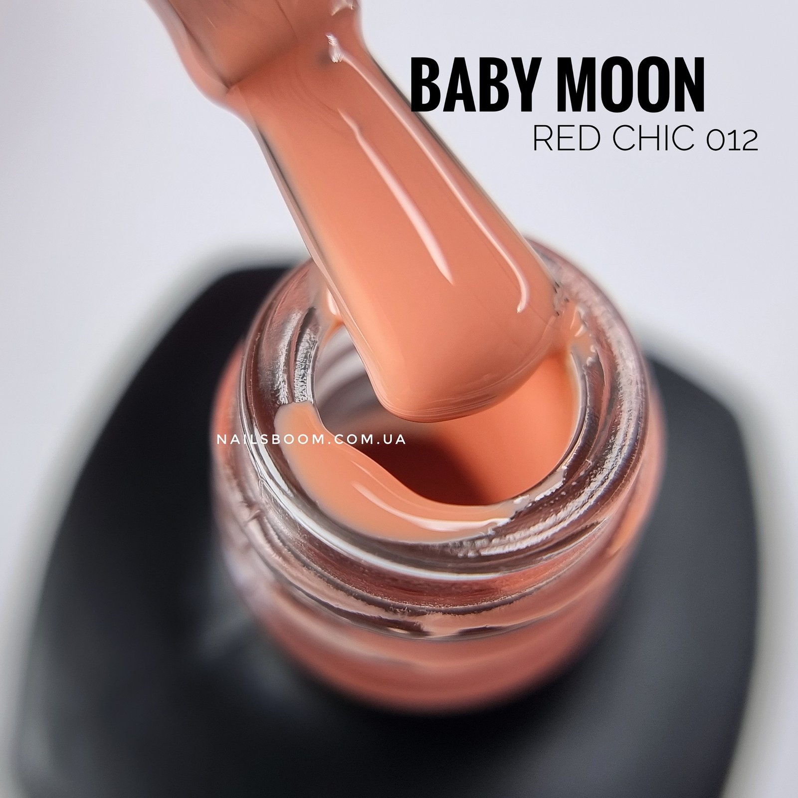 Гель-лак Baby Moon RED CHIC 012, 6 мл