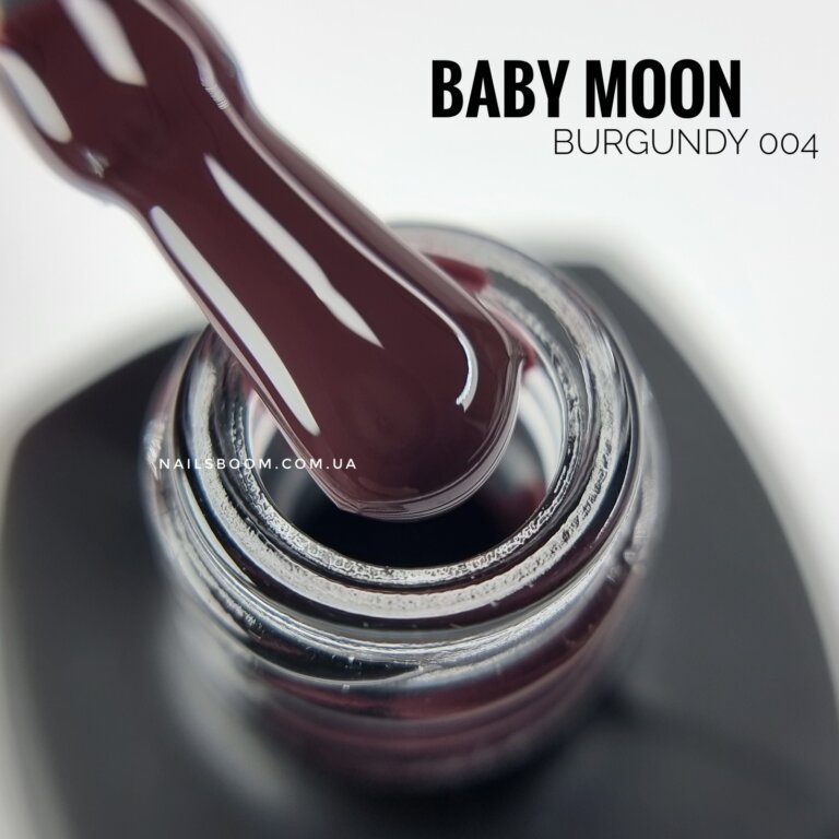 Гель-лак Baby Moon BURGUNDY 004, 6 мл