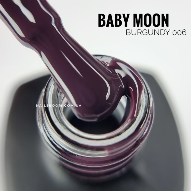 Гель-лак Baby Moon BURGUNDY 006, 6 мл