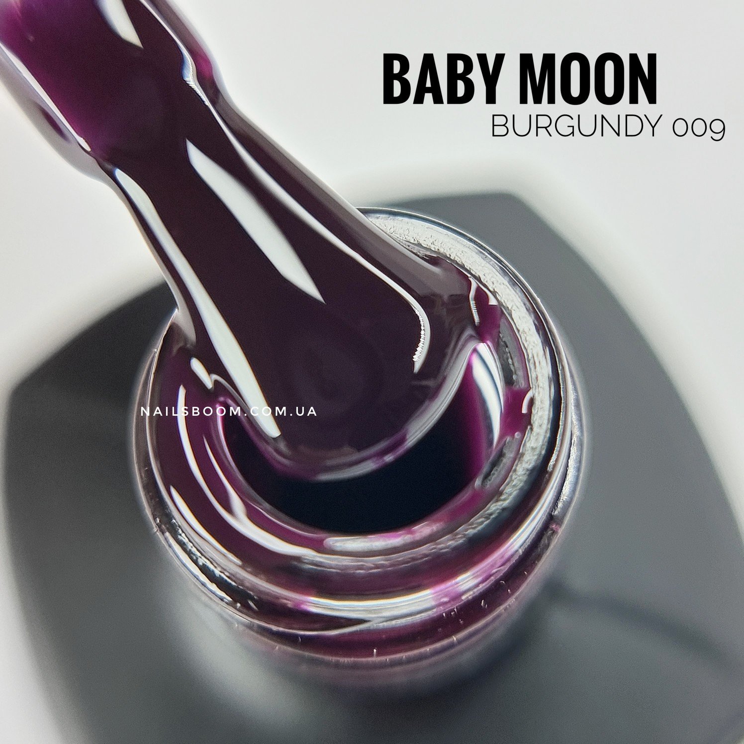 Гель-лак Baby Moon BURGUNDY 009, 6 мл