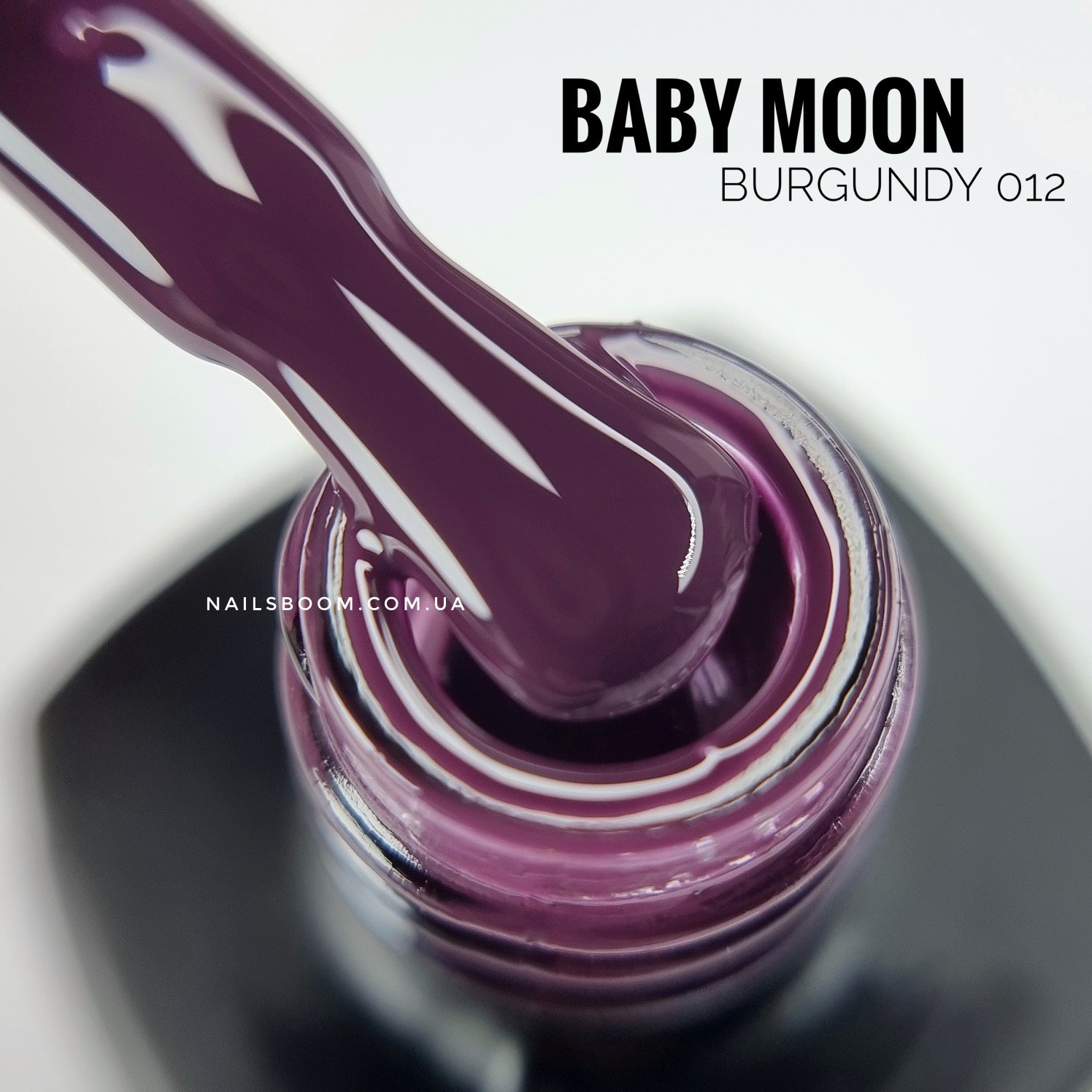 Гель-лак Baby Moon BURGUNDY 012, 6 мл