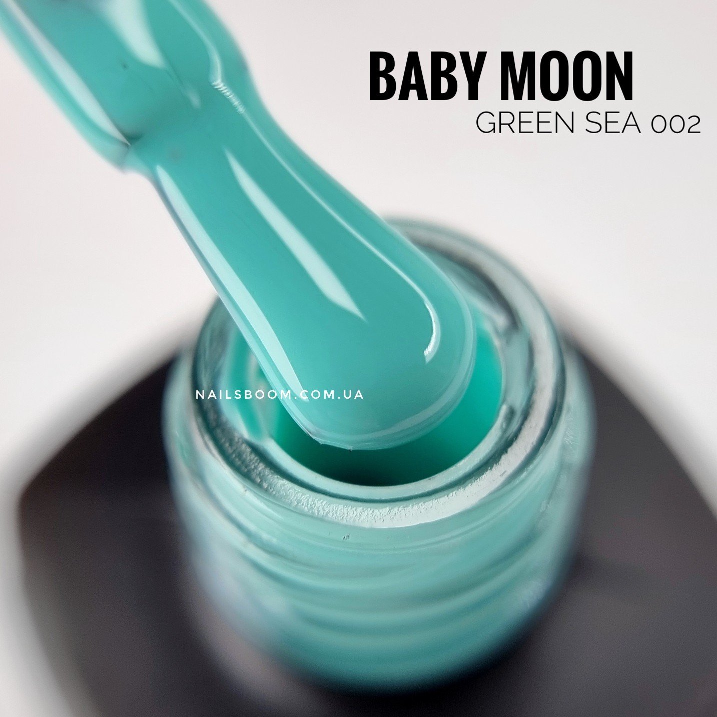Гель-лак Baby Moon GREEN SEA 002, 6 мл