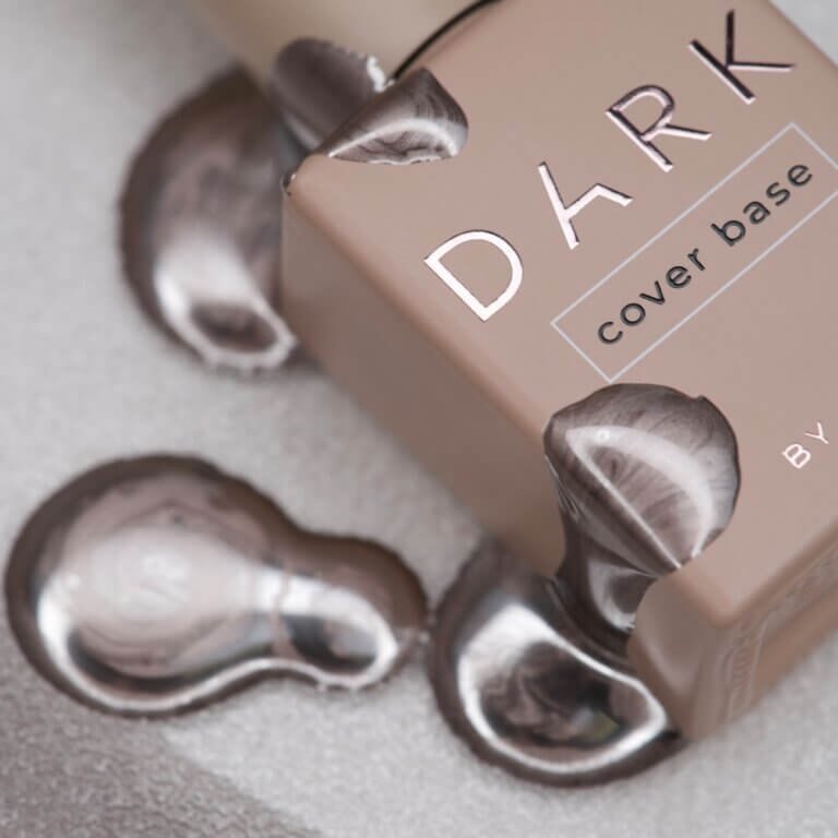 Гель-фарба рідкий метал DARK Rose gold metal, 4 мл