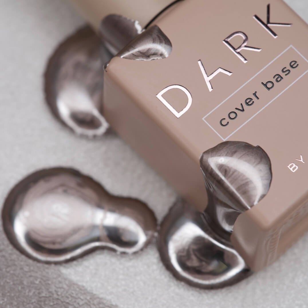 Гель-фарба рідкий метал DARK Rose gold metal, 4 мл