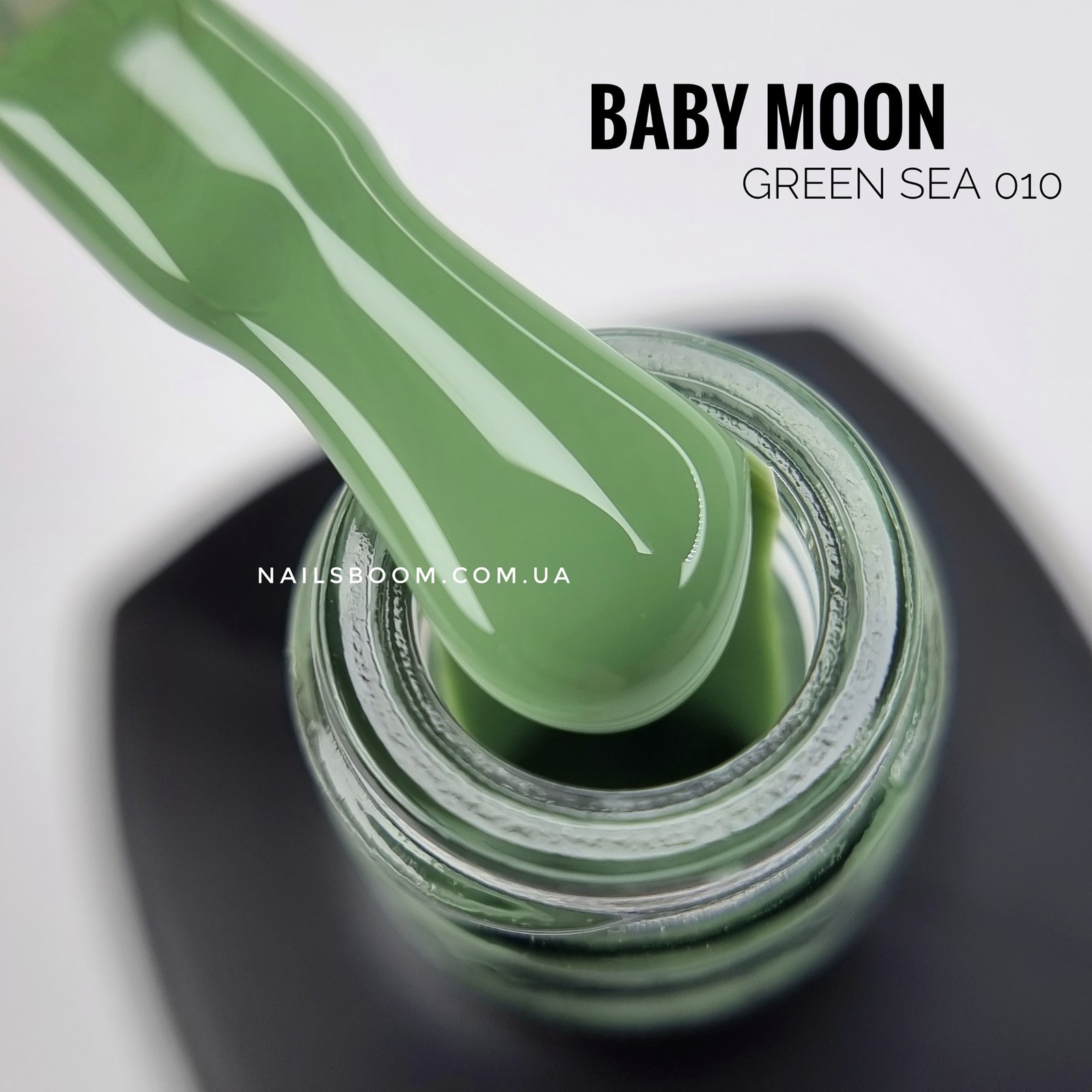 Гель-лак Baby Moon GREEN SEA 010, 6 мл