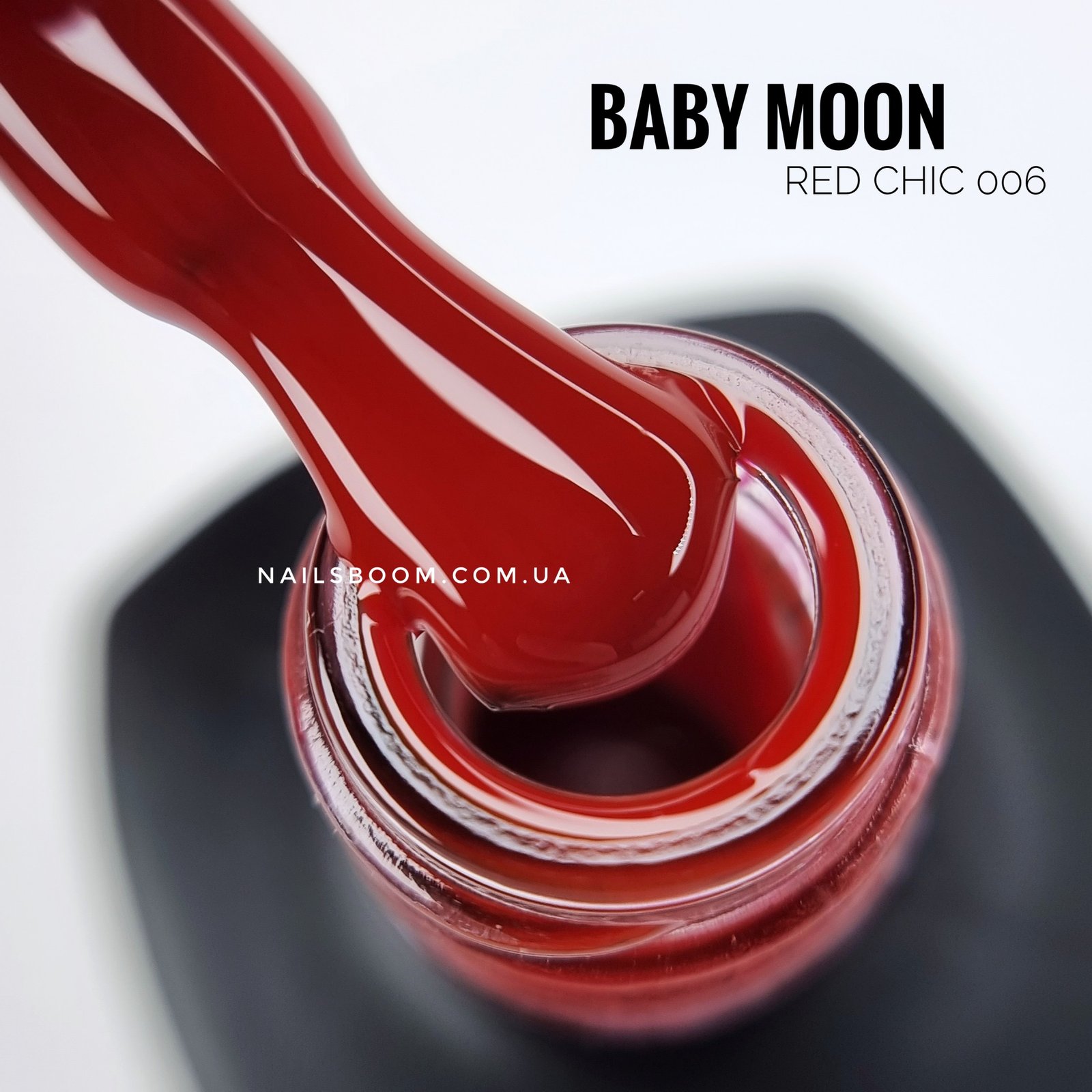 Гель-лак Baby Moon RED CHIC 006, 6 мл