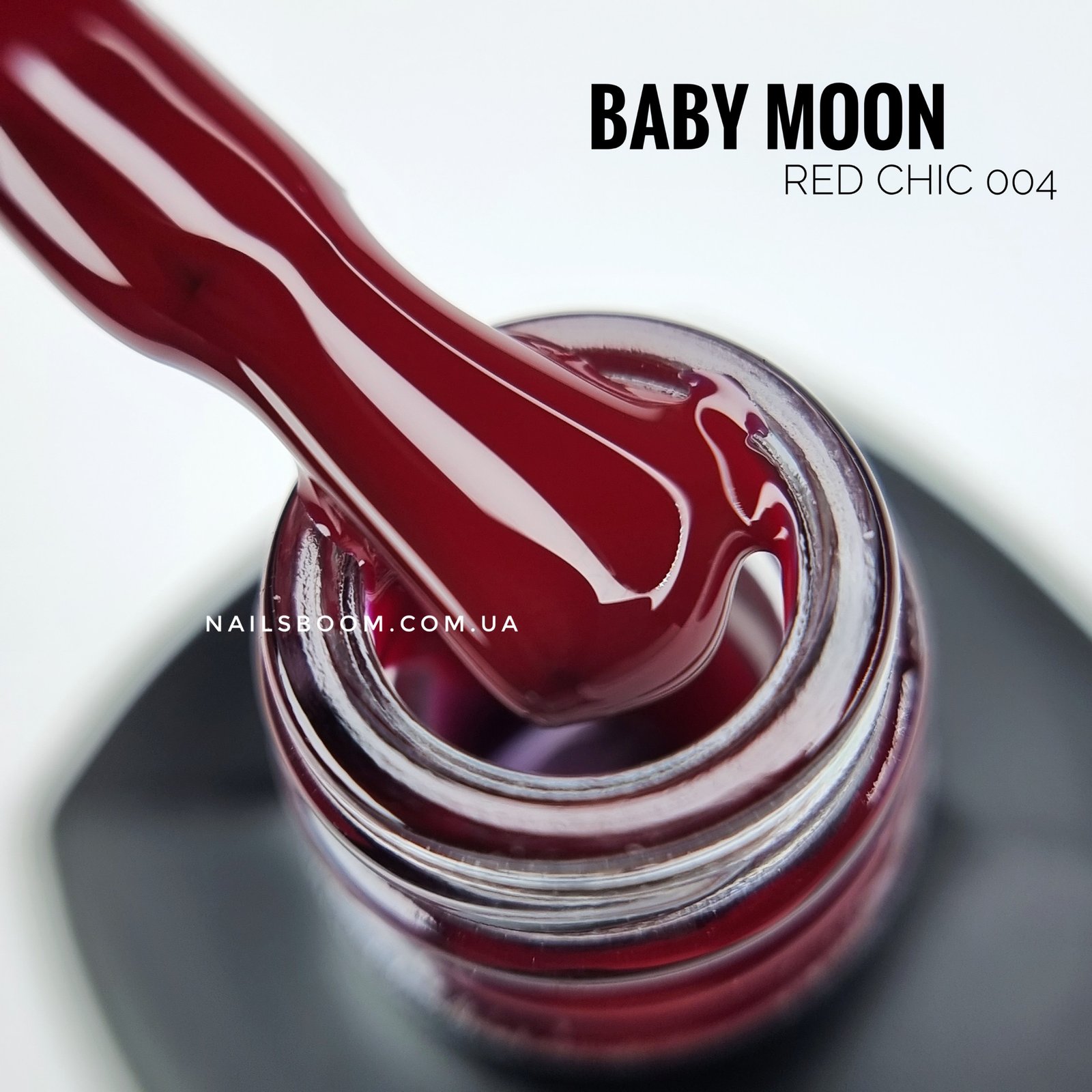 Гель-лак Baby Moon RED CHIC 004, 6 мл