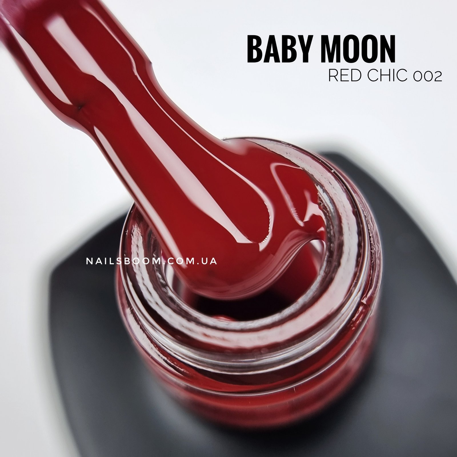 Гель-лак Baby Moon RED CHIC 002, 6 мл