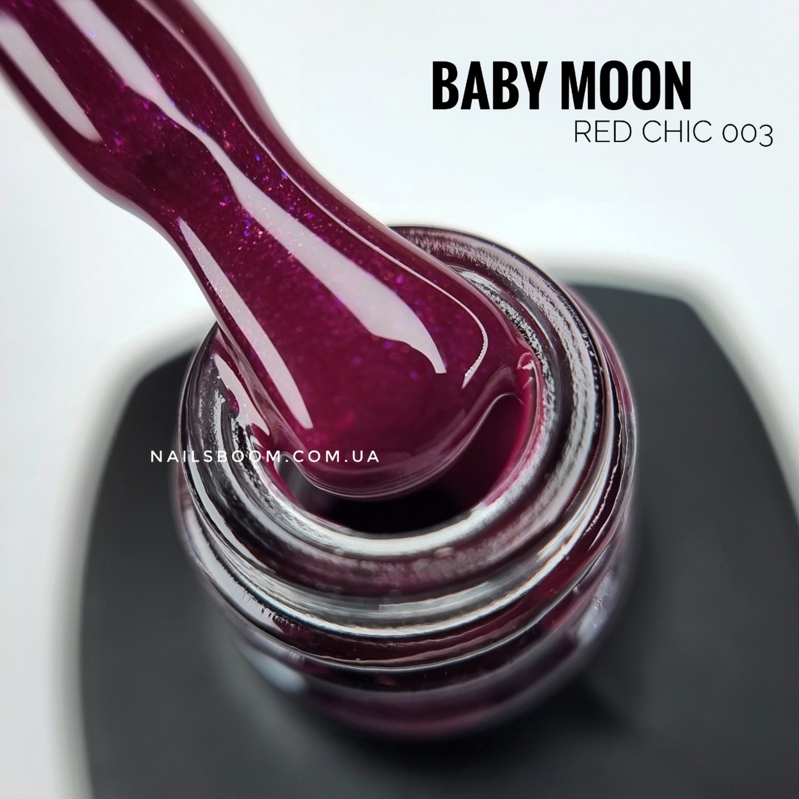 Гель-лак Baby Moon RED CHIC 003, 6 мл