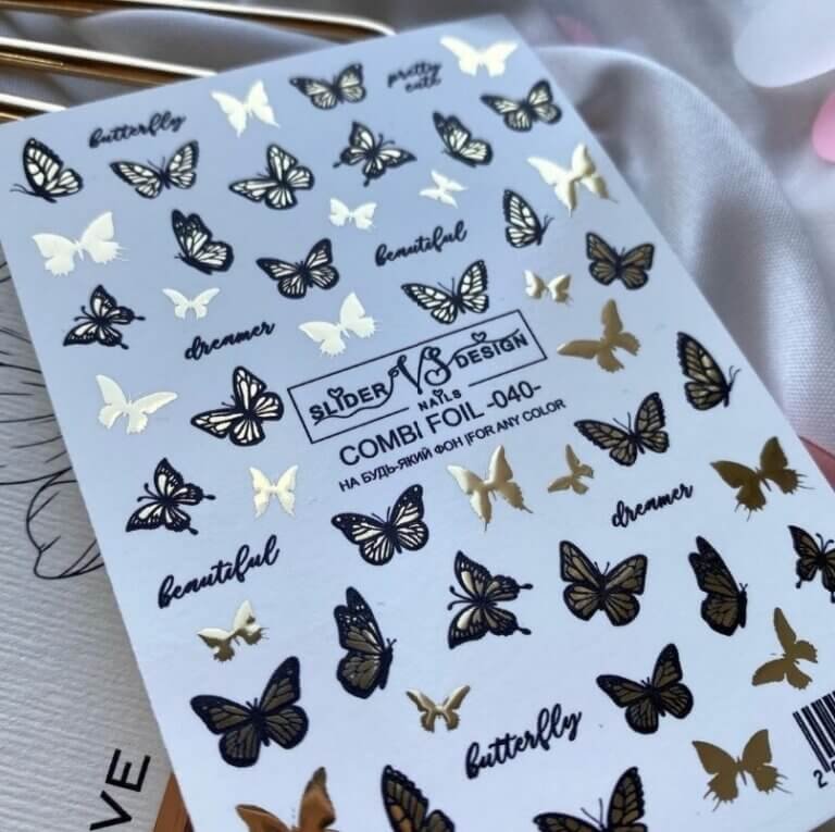 Слайдер дизайн VS nails Combi Foil 040