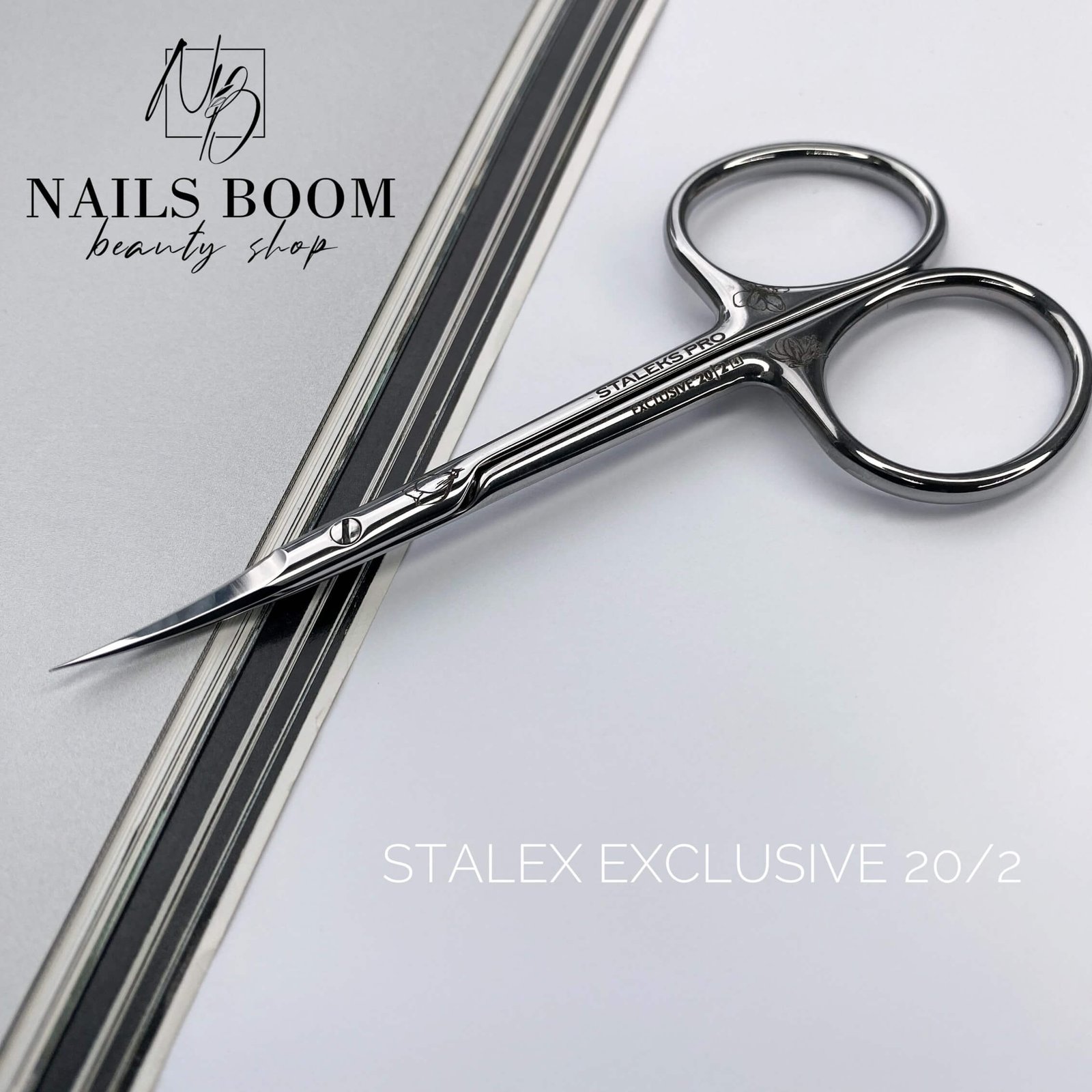 Ножиці професійні для кутикули STALEKS PRO EXCLUSIVE Magnolia SX-20/2 (24,5 мм)