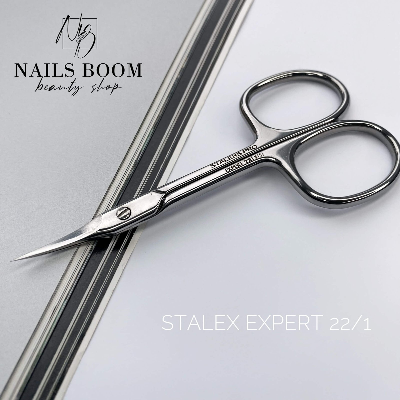 Ножиці професійні для кутикули STALEKS PRO EXPERT SE-22/1 (лезо 18 мм)