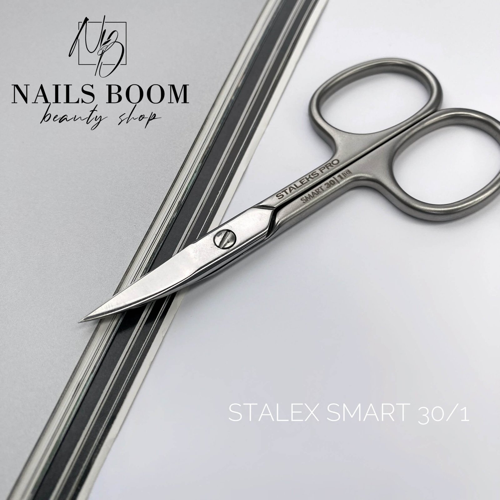Ножиці професійні для нігтів STALEKS PRO SMART SS-30/1 (лезо 18 мм)